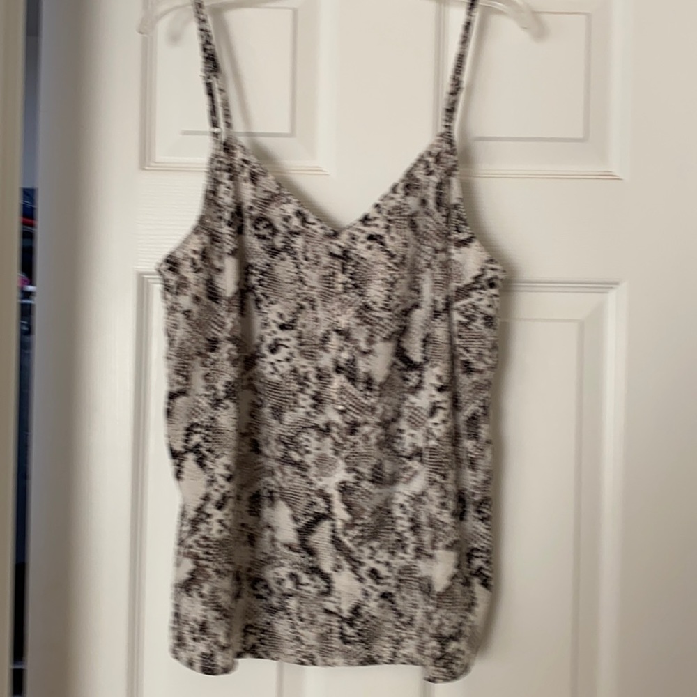 Python snake print cami top
